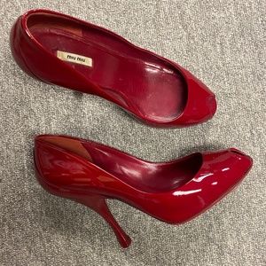 Peep Toe Miu Miu Pumps